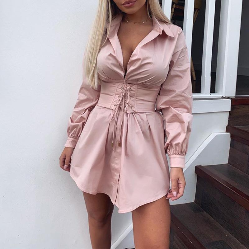 Vestido Chemise Serèna — Branco Marfim