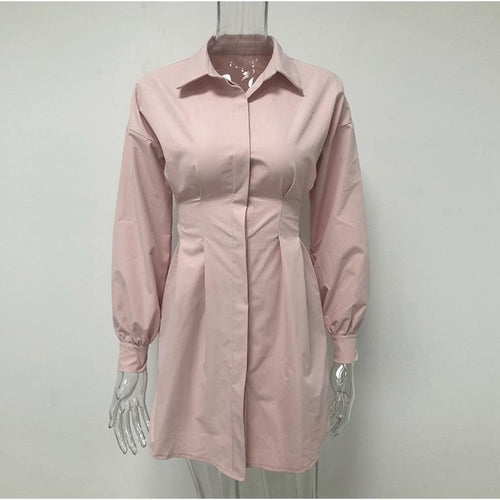 Vestido Chemise Serèna — Branco Marfim
